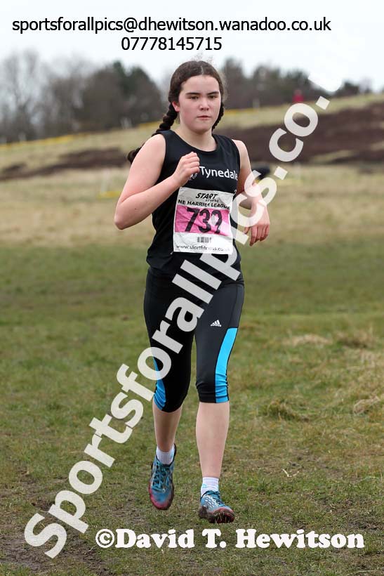 Girls under-15s Start Fitness NEHL, Wrekenton, Gateshead. Photo: David T. Hewitson/Sports for All Pics